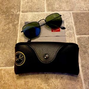 Black Hexagonal Ray Ban
